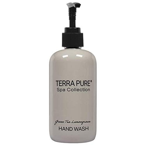 Terra Pure Green Tea Hand Wash | Spa Collection | Hotel Amenities in Pump Bottle | 10.14 oz. / 300 ml (Single Bottle)