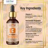 True Skin Vitamin C Serum for Face with Hyaluronic Acid, Vitamin E, Aloe Vera and Jojoba Oil, Hydrating & Brightening Serum for Anti Aging, Dark Spots, Fine Lines & Wrinkles, 1 fl oz