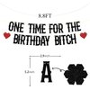 One Time for The Birthday Bitch Banner, It's My F*cking Birthday Banner,Happy Birthday Bunting Backdrops, Funny Birthday Sign for Adult Birthday Party Decorations Supplies