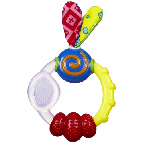 Nuby Wacky Teething Ring, Multicolor