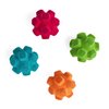 Leaps & Bounds Flocked Ball with Nubs Assorted Dog Toy