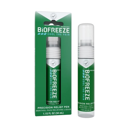 Biofreeze Precision Relief Pen 1.15 Fl. OZ Powerful Topical Pain Reliever For Aches And Pains Of Muscles And Joints From Simple Backache, Arthritis, Strains, Bruises, and Sprains (Packaging May Vary)