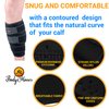 BodyMoves Calf Brace plus hot and cold gel pack for Torn Muscle Shin Brace Strain Wrap Support Leg Brace for Shin Splints Lower Leg Calf Compression Sleeve for Calf Strain Injury Tear Runners Remedy