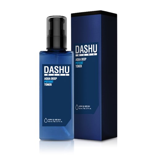 DASHU Mens Aqua Deep Potent Toner 5.17fl oz – Facial Toner, Tightens pores, All Skin Types, Recondition and purify Skin, Anti-Aging, Dead Skin Care, Moisturizing