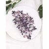 Aimimier Bridal Purple Crystal Hair Comb Amethyst Hair Piece Wedding Hair Accessories for Women and Girls (Purple)