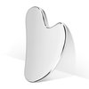 CUTELIILI Stainless Steel Gua Sha - Metal Gua Sha, Gua Sha Facial Tools Stainless Steel, Face Body Treatment, Reduce Puffiness, Lymphatic Drainage, Facial Tension