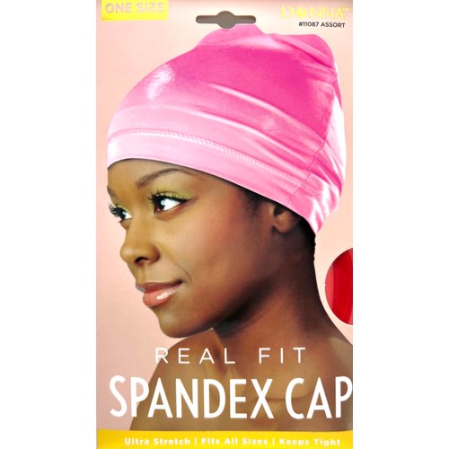 DONNA Real Fit Spandex Cap Headband wig Human Hair, Wig Cap for Women Red