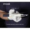 VViViD Premium Retractable Precision Balanced Multi-Use Utility Cutting Knife for Automotive Vinyl Wraps (10 Pack)