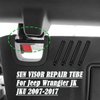 Sun Visor Repair Kit for Jeep Wrangler JK JKU 2007-2017 Repair Tubes for Left & Right Side Sunvisor,4Pcs(Black)