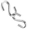 Axe Sickle 12 Pcs 2.3 Inch S Hook 304 Stainless Steel Hanging Hooks for Hanging Products or Items, Chain Hardware