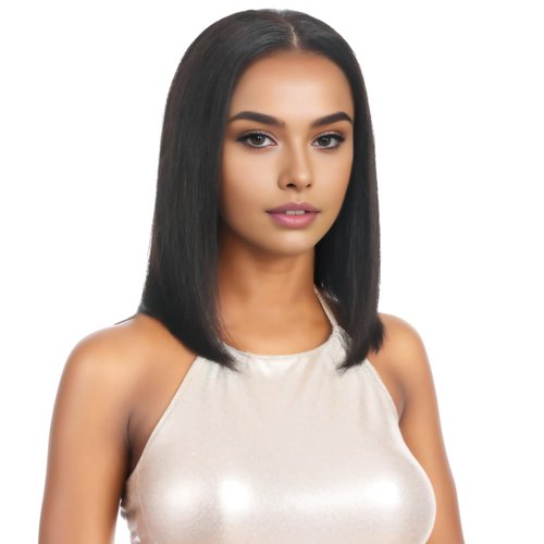 FUTAI Real Human Hair 12 Inch Bob Wigs HD Front 13×4 Lace Wig for Professional Female Diverse Styles