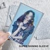 50 Pcs Shimmer Photocard Sleeves for Double Sleeving Kpop Photocards Iridescent PP Card Protector PVC Free and Acid Free (61mm x 91mm)