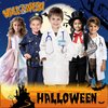 Kizzyland Doctor Costume for Kids, Doctor Lab Coat with Working Stethoscope - Dress Up Costume for Toddlers Kids Size 3T