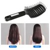 2 Pc Curved Vented Hair Brushes for Women, Eyxformula Anti Frizz Hair Detangling Brush for Long Thick Curly Hair, Paddle Blow Fast Drying Hair Detangler Wet Hair Brush Styling Tool