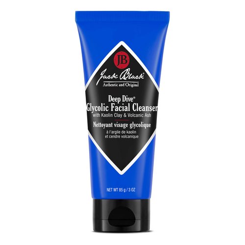 Jack Black - Deep Dive Glycolic Facial Cleanser, 3, 5 and 10 fl oz – Clay-Based Cleanser, PureSci...
