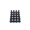 Gun Guy Gear - Open Back Screw Posts Black Finish 20 Pk Leathercraft & Kydex Holster Screw Posts (1/4")