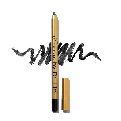 EPILYNX Long Lasting Glide-On Gel Eyeliner Pencil | Gluten-Free, Hypoallergenic, Vegan | 1.2ml | Moonlight Black Shimmer by Dr. Liia