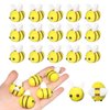 HADDIY Felt Bees for Crafts,20 Pcs Small Wool Bumble Bee Plush Decor for Bee Baby Shower Decorations,Bee Party Supplies and Costume DIY