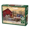 Cobble Hill 1000 Piece Puzzle - Winter on The Farm - Sample Poster Included
