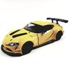 KiNSMART Toyota GR Supra Concept Racing Edition 1/36 Scale Diecast Race Car (Yellow)