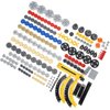 SEEMY 233PCS Gear Set for Technic Series Parts Compatible with Lego Technic Parts, DIY Gears Assortment Pack(Liftarm, Pins, Axles, Connectors) for Technic Building Blocks Set (Gear Set)