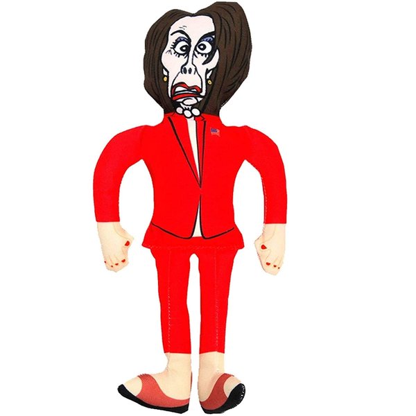 Republican Dogs Nancy Pelosi Novelty Dog Chew Toy Political Parody Doll Includes Squeaker Made with Durable Polyester Triple Stitching