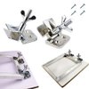 2PCS of Screen Printing Clamps Screen Frame Butterfly Hinge Clamp for Silk Screen Printing Frame Machine,for Fixing Screen Printing Mesh,Screen Printing Press DIY Tool Include 4 Screws