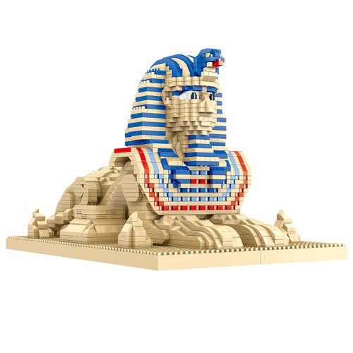 TzFioy Great Sphinx Egypt Building Blocks Set (2732Pcs) Famous World Architecture Educational Toys Micro Bricks for Kids Adults
