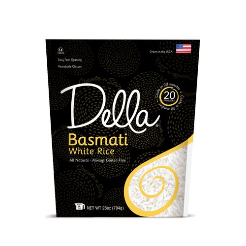 Della Rice Basmati White Rice, 28 oz (Pack of 1)