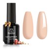 Beetles 15ml Natural Gel Polish Pale Nude Color Nail Gel Pink Nail Gel Neutral Soak Off Uv LED Nail Lamp Gel Polish All Season Gel Polish Nail Art Design Manicure Salon DIY Salon Gel
