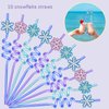 132Pcs Snowflake Party Favors Set Birthday Party Supplies Include 12 Bracelets, 10 Keychain, 10 snowflake squishies,10 wristbands,10 Hair accessories,10 straws,10 Bubble,50 Stickers and 10 Gift bags