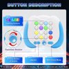 Tendccy Quick Push Handheld Game for Kids 3-12, 7 Game Mode Flashing Fast Press Push Puzzle Games Sensory Fidget Toys, Christmas Birthday Gifts Travel Toys for Boys Girls Teens Adults - Blue