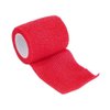 ESUPPORT 2 Inches X 5 Yards Self Adherent Cohesive Wrap Bandages Adhesive Strong Elastic First Aid Tape for Wrist Ankle Red Pack of 10