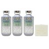 Bath & Body Works Platinum 3 Pack Body Wash Set with a Natural Oats Bar Soap - Full Size