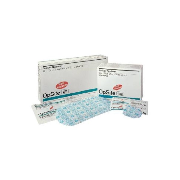 9111600 PT# 66000709 Dressing Opsite Post-Op 3-3/4x3-3/8" Film Abs Nadh 20/Bx Made by Smith & Nephew Wound Care