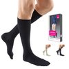 mediven for Men Select 15-20 mmHg Compression Dress Socks, Black V Standard