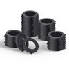 Garden Hose Washers Rubber Washers Seals, Fit All Standard 3/4" Garden Shower Hose and Water Faucet Fittings (30 Pack, Black)