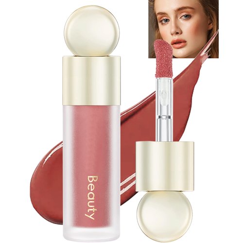 Velvet Liquid Blush Wand, Creme Blush Makeup Stick,Blush Beauty Makeup Dual Use for Cheeks & Lips, Long-Wearing,Dewy Finish,Skin Tint Blush, Contour Blush Wand,Christmas Makeup Gift for Women-04