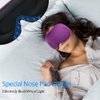Sleep Eye Mask for Women Men: Soft Foam Comfortable Sleeping Mask, Eye Cover Blindfold at Night Block Out Light for Travel Yoga Nap, Violet