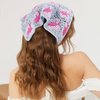 Qlauca 3Pcs Bandanas for Women Crochet Headband Triangle Head Scarf for Women's Hair Cute Knitted Kerchief