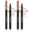LANGMANNI Eyebrow Pen - Wild Micro-4Tip Prong Lasting Water Eyebrow Pencil, For Effortless & Natural Looking Brows That Last All Day (#2 Brown 2pcs)
