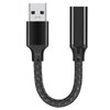 USB C 3.20 Gen2 Extension Cable 0.5ft/15cm, 100W5A PD Fast Charging, 10Gbps Data Transfer, 4K@60Hz Video Output Monitor Cable for iPhone/MacBook/iPad/Galaxy/USB C Hub (Black-A)