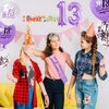 Purple 13th Birthday Decorations for Girls, Includes Happy Birthday Banner, Balloons, Silver Crown, Lavender Glitter 13 Year Old Cake Topper and Official Teenager Birthday Sash, 13th Birthday Gifts
