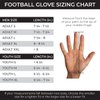 Battle Double Threat Football Gloves – Ultra-Tack Sticky Palm Receivers Gloves – Pro-Style Receiver Gloves, Adult