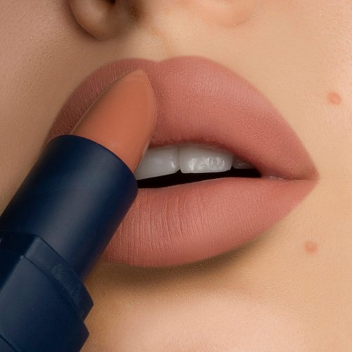 KAB Pink Peachy Nude Matte Lipstick For Women – Creamy, Hydrating Lipstick in Vanilla Cupcake Scent –Ultra-Pigmented, Long-Lasting Lipstick with Precision Application Tip, Night Cap Bullet Lip Color