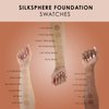 TEMPTU SilkSphere Airbrush Foundation: Long-Lasting Liquid Makeup, Medium-Full Coverage | 4-In-1 Formula Foundation, Primer, Concealer & Corrector | Luminous, Dewy Finish | 7N/W Natural | .25 Fl Oz