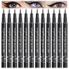 WanTuoluo 12-Pieces Matte Liquid Eyeliner Pens Set, Eye Ink Liner Makeup, Quick Drying, Smudge-Resistant, Vegan Formula (Pack of 12) (Black)