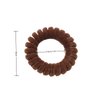 Grutyopkn Hair Ties, Velvet Spiral Hair Ties,4 Pack Elastic Hair Ties, No Crease Ponytail Hair Ties, Long Hair, Curly Hair Band, Women and Men Hair Accessories (Multi-colored)