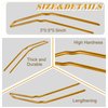 24 Pcs U Shaped Hair Pins Ballet Bobby Pins U Pin Hair Styling Pins Bobby Pins for Updo with Storage Box Metal U Bun Hair Forks for Women Girls Thick Thin Long Curly Hair(Gold, 3 Inch)