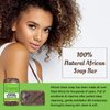 It's Pure Natural African Black Soap Bars with Peppermint Oil (Pack of 3) Organic Raw Soap for Face & Body, Acne Treatment & Dark Spot Remover [Made in Ghana]